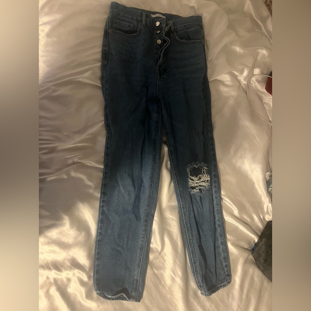 high rise boyfriend jean